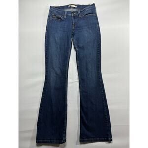 Levi's 524 Women's Too Super Low Bootcut Blue Denim Jeans - Size 3M (27x30)